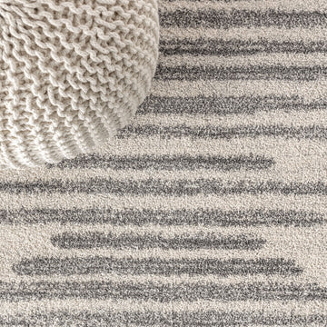 Aya Berber Stripe Geometric Area Rug